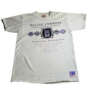 Vintage 90s Nutmeg Dallas Cowboys NFC Eastern Division T-Shirt Men’s XL NFL